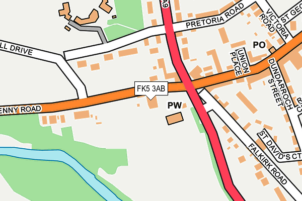 FK5 3AB map - OS OpenMap – Local (Ordnance Survey) FK5 3AB map - OS OpenMap – Local (Ordnance Survey)