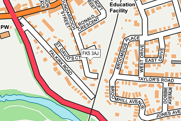 FK5 3AJ map - OS OpenMap – Local (Ordnance Survey) FK5 3AJ map - OS OpenMap – Local (Ordnance Survey)