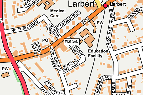 FK5 3AN map - OS OpenMap – Local (Ordnance Survey) FK5 3AN map - OS OpenMap – Local (Ordnance Survey)