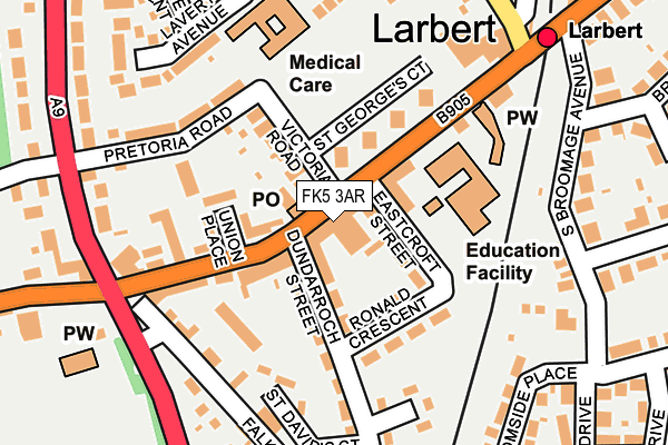 FK5 3AR map - OS OpenMap – Local (Ordnance Survey)