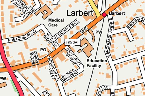 FK5 3AT map - OS OpenMap – Local (Ordnance Survey)