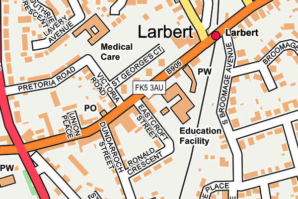 FK5 3AU map - OS OpenMap – Local (Ordnance Survey) FK5 3AU map - OS OpenMap – Local (Ordnance Survey)