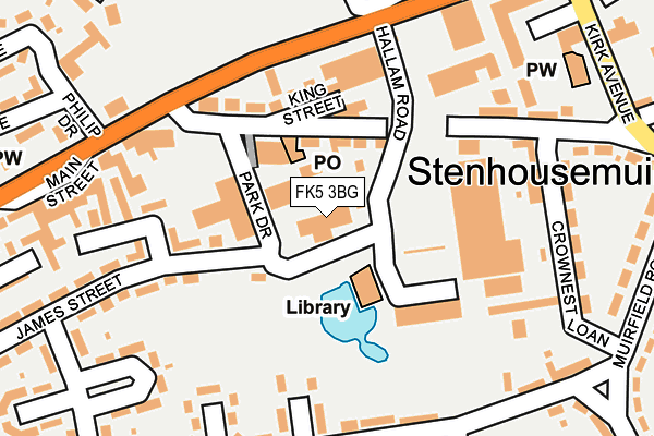 FK5 3BG map - OS OpenMap – Local (Ordnance Survey) FK5 3BG map - OS OpenMap – Local (Ordnance Survey)