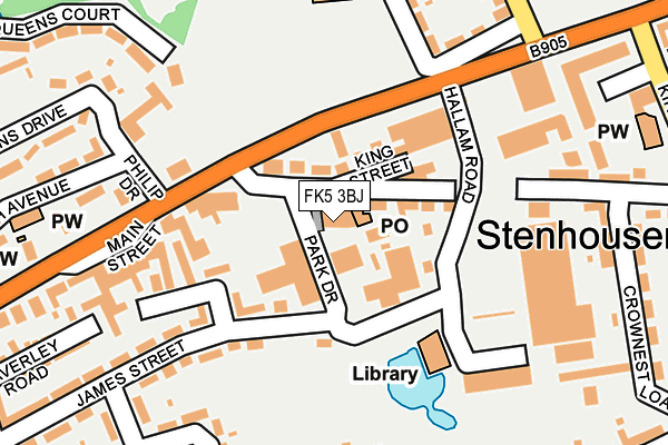 FK5 3BJ map - OS OpenMap – Local (Ordnance Survey) FK5 3BJ map - OS OpenMap – Local (Ordnance Survey)