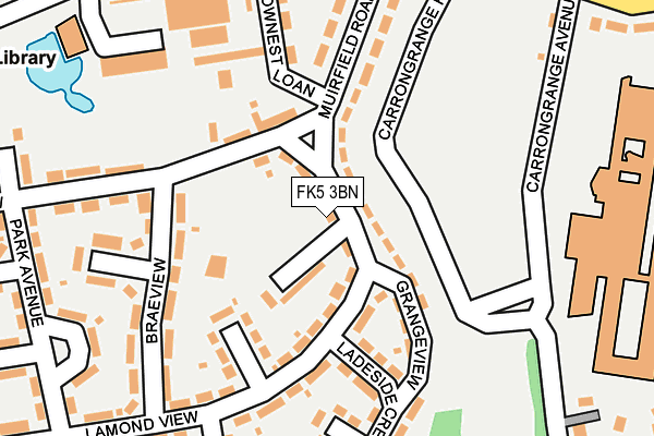 FK5 3BN map - OS OpenMap – Local (Ordnance Survey) FK5 3BN map - OS OpenMap – Local (Ordnance Survey)