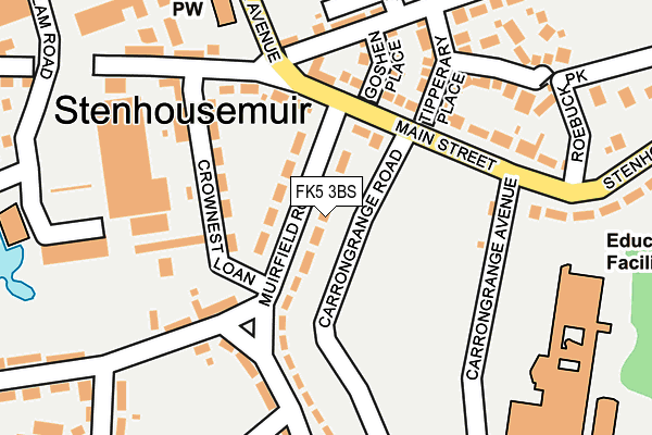 FK5 3BS map - OS OpenMap – Local (Ordnance Survey) FK5 3BS map - OS OpenMap – Local (Ordnance Survey)