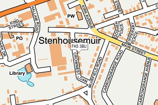 FK5 3BU map - OS OpenMap – Local (Ordnance Survey) FK5 3BU map - OS OpenMap – Local (Ordnance Survey)