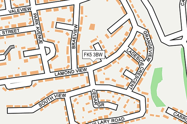 FK5 3BW map - OS OpenMap – Local (Ordnance Survey) FK5 3BW map - OS OpenMap – Local (Ordnance Survey)
