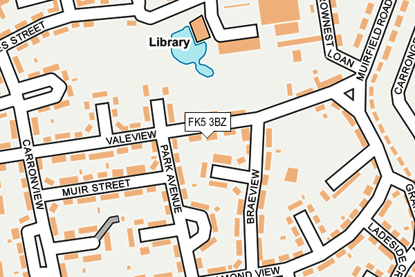 FK5 3BZ map - OS OpenMap – Local (Ordnance Survey) FK5 3BZ map - OS OpenMap – Local (Ordnance Survey)