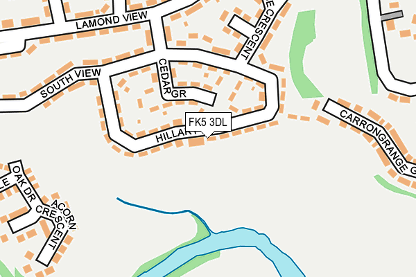 FK5 3DL map - OS OpenMap – Local (Ordnance Survey) FK5 3DL map - OS OpenMap – Local (Ordnance Survey)