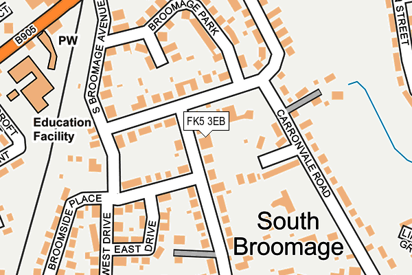 FK5 3EB map - OS OpenMap – Local (Ordnance Survey) FK5 3EB map - OS OpenMap – Local (Ordnance Survey)