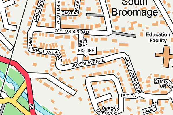 FK5 3ER map - OS OpenMap – Local (Ordnance Survey) FK5 3ER map - OS OpenMap – Local (Ordnance Survey)