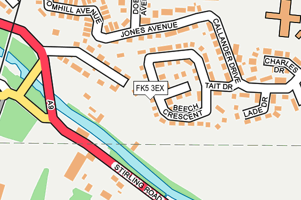 FK5 3EX map - OS OpenMap – Local (Ordnance Survey) FK5 3EX map - OS OpenMap – Local (Ordnance Survey)
