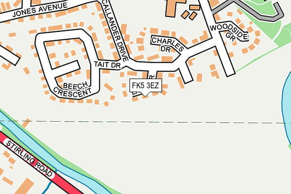 FK5 3EZ map - OS OpenMap – Local (Ordnance Survey) FK5 3EZ map - OS OpenMap – Local (Ordnance Survey)