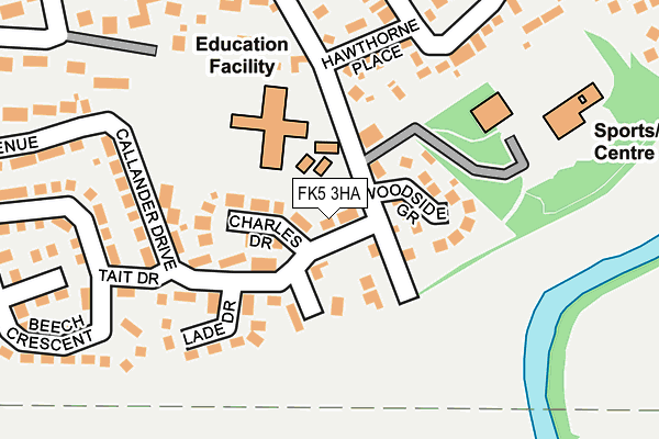 FK5 3HA map - OS OpenMap – Local (Ordnance Survey) FK5 3HA map - OS OpenMap – Local (Ordnance Survey)