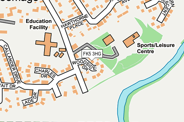 FK5 3HG map - OS OpenMap – Local (Ordnance Survey) FK5 3HG map - OS OpenMap – Local (Ordnance Survey)