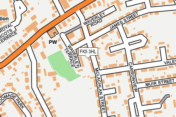 FK5 3HL map - OS OpenMap – Local (Ordnance Survey) FK5 3HL map - OS OpenMap – Local (Ordnance Survey)