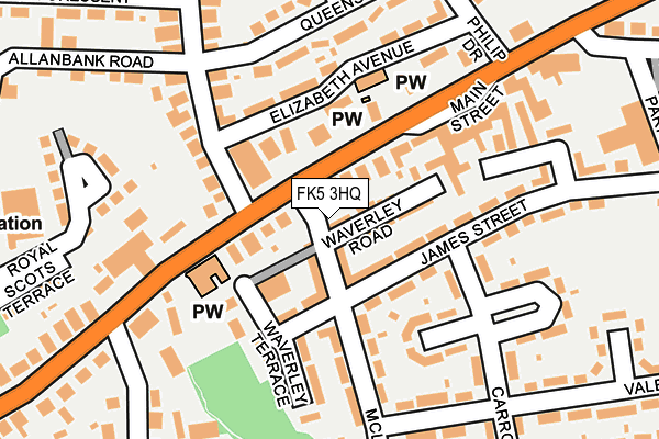 FK5 3HQ map - OS OpenMap – Local (Ordnance Survey) FK5 3HQ map - OS OpenMap – Local (Ordnance Survey)