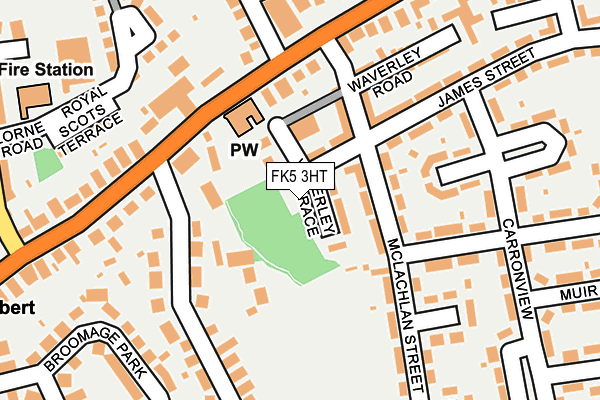 FK5 3HT map - OS OpenMap – Local (Ordnance Survey) FK5 3HT map - OS OpenMap – Local (Ordnance Survey)