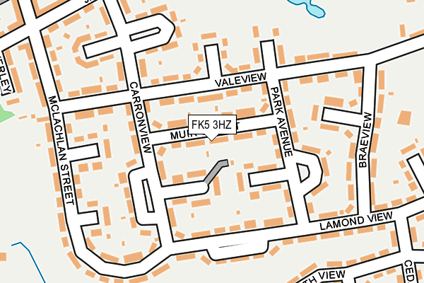 FK5 3HZ map - OS OpenMap – Local (Ordnance Survey) FK5 3HZ map - OS OpenMap – Local (Ordnance Survey)