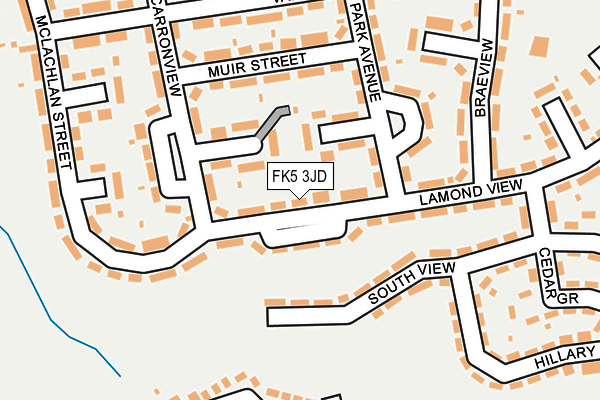 FK5 3JD map - OS OpenMap – Local (Ordnance Survey) FK5 3JD map - OS OpenMap – Local (Ordnance Survey)