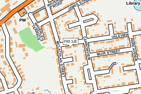 FK5 3JE map - OS OpenMap – Local (Ordnance Survey) FK5 3JE map - OS OpenMap – Local (Ordnance Survey)