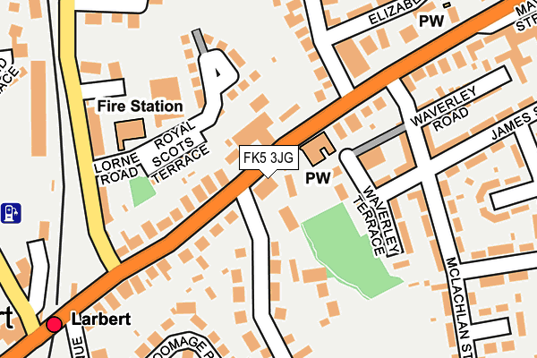 FK5 3JG map - OS OpenMap – Local (Ordnance Survey) FK5 3JG map - OS OpenMap – Local (Ordnance Survey)