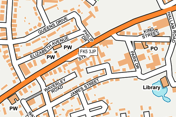 FK5 3JP map - OS OpenMap – Local (Ordnance Survey) FK5 3JP map - OS OpenMap – Local (Ordnance Survey)