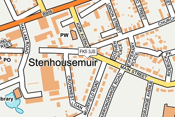 FK5 3JS map - OS OpenMap – Local (Ordnance Survey) FK5 3JS map - OS OpenMap – Local (Ordnance Survey)