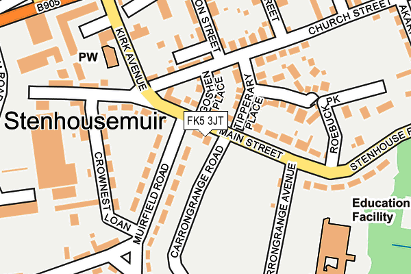 FK5 3JT map - OS OpenMap – Local (Ordnance Survey) FK5 3JT map - OS OpenMap – Local (Ordnance Survey)