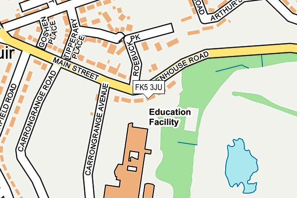 FK5 3JU map - OS OpenMap – Local (Ordnance Survey) FK5 3JU map - OS OpenMap – Local (Ordnance Survey)