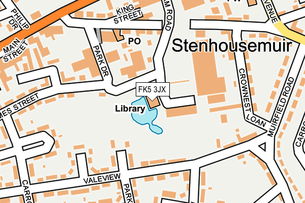 FK5 3JX map - OS OpenMap – Local (Ordnance Survey) FK5 3JX map - OS OpenMap – Local (Ordnance Survey)