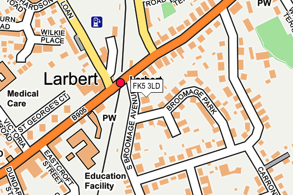 FK5 3LD map - OS OpenMap – Local (Ordnance Survey) FK5 3LD map - OS OpenMap – Local (Ordnance Survey)