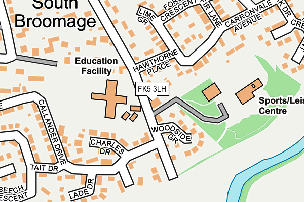 FK5 3LH map - OS OpenMap – Local (Ordnance Survey) FK5 3LH map - OS OpenMap – Local (Ordnance Survey)