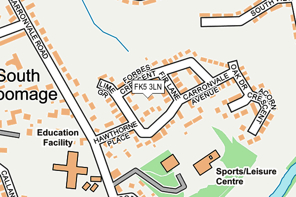 FK5 3LN map - OS OpenMap – Local (Ordnance Survey) FK5 3LN map - OS OpenMap – Local (Ordnance Survey)
