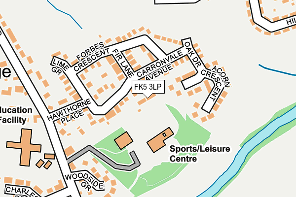 FK5 3LP map - OS OpenMap – Local (Ordnance Survey) FK5 3LP map - OS OpenMap – Local (Ordnance Survey)
