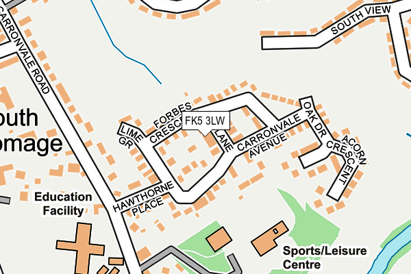 FK5 3LW map - OS OpenMap – Local (Ordnance Survey) FK5 3LW map - OS OpenMap – Local (Ordnance Survey)