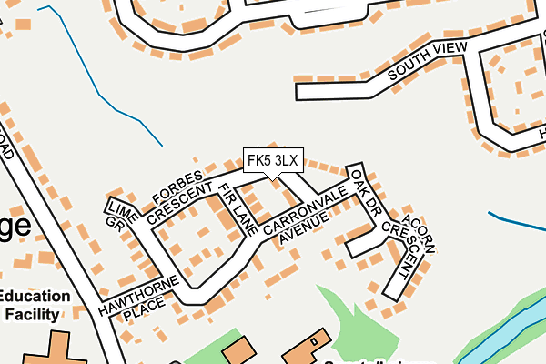 FK5 3LX map - OS OpenMap – Local (Ordnance Survey) FK5 3LX map - OS OpenMap – Local (Ordnance Survey)