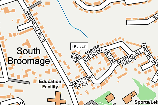 FK5 3LY map - OS OpenMap – Local (Ordnance Survey) FK5 3LY map - OS OpenMap – Local (Ordnance Survey)