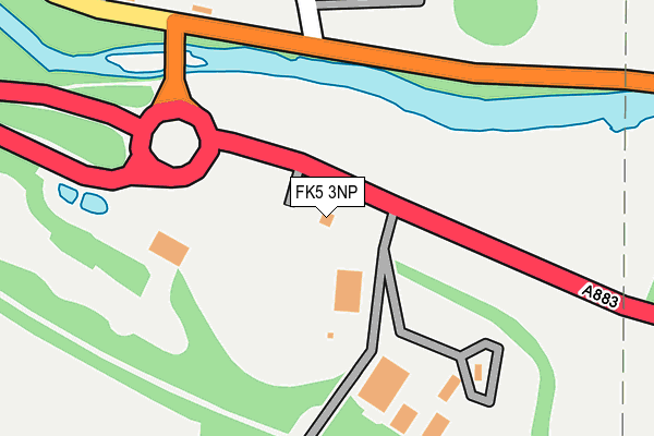 FK5 3NP map - OS OpenMap – Local (Ordnance Survey) FK5 3NP map - OS OpenMap – Local (Ordnance Survey)