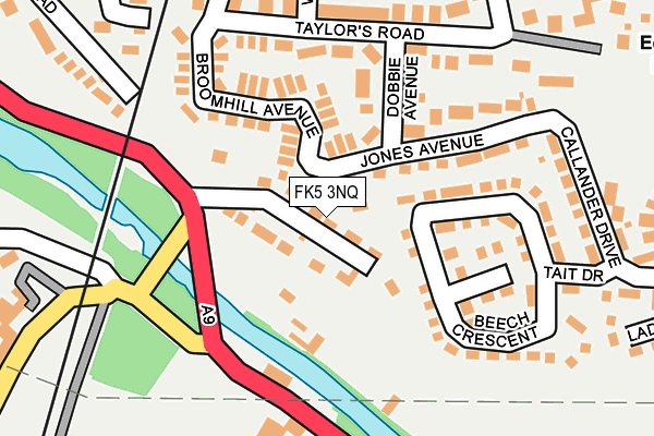 FK5 3NQ map - OS OpenMap – Local (Ordnance Survey) FK5 3NQ map - OS OpenMap – Local (Ordnance Survey)