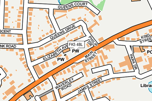 FK5 4BL map - OS OpenMap – Local (Ordnance Survey) FK5 4BL map - OS OpenMap – Local (Ordnance Survey)