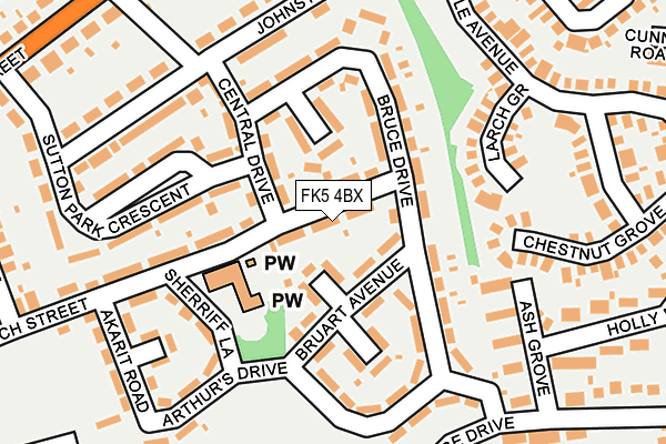 FK5 4BX map - OS OpenMap – Local (Ordnance Survey) FK5 4BX map - OS OpenMap – Local (Ordnance Survey)