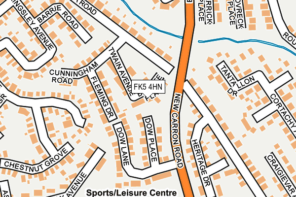 FK5 4HN map - OS OpenMap – Local (Ordnance Survey) FK5 4HN map - OS OpenMap – Local (Ordnance Survey)