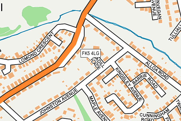 FK5 4LG map - OS OpenMap – Local (Ordnance Survey) FK5 4LG map - OS OpenMap – Local (Ordnance Survey)