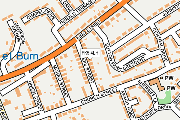 FK5 4LH map - OS OpenMap – Local (Ordnance Survey) FK5 4LH map - OS OpenMap – Local (Ordnance Survey)