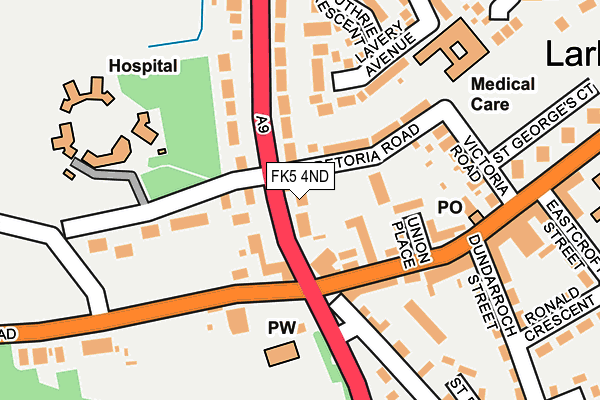 FK5 4ND map - OS OpenMap – Local (Ordnance Survey) FK5 4ND map - OS OpenMap – Local (Ordnance Survey)
