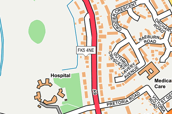 FK5 4NE map - OS OpenMap – Local (Ordnance Survey) FK5 4NE map - OS OpenMap – Local (Ordnance Survey)