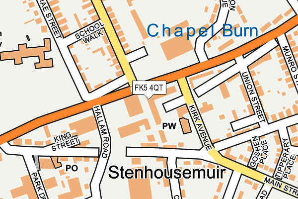 FK5 4QT map - OS OpenMap – Local (Ordnance Survey) FK5 4QT map - OS OpenMap – Local (Ordnance Survey)