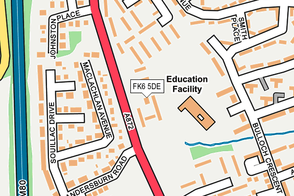 FK6 5DE map - OS OpenMap – Local (Ordnance Survey) FK6 5DE map - OS OpenMap – Local (Ordnance Survey)